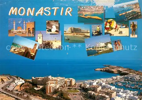 AK / Ansichtskarte Monastir Tunesie Fliegeraufnahme