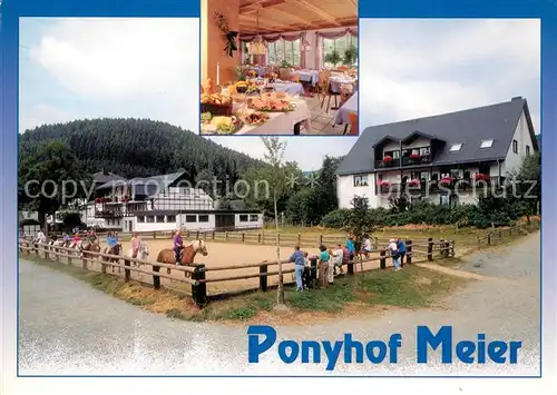 AK / Ansichtskarte Eslohe Sauerland Ponyhof Meier Kat. Eslohe (Sauerland)