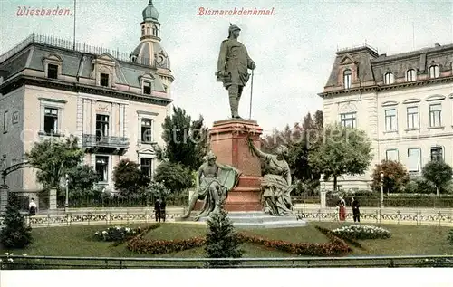 AK / Ansichtskarte Wiesbaden Bismarckdenkmal Kat. Wiesbaden