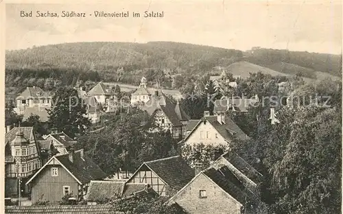 AK / Ansichtskarte Bad Sachsa Harz Villenviertel im Salztal Kat. Bad Sachsa
