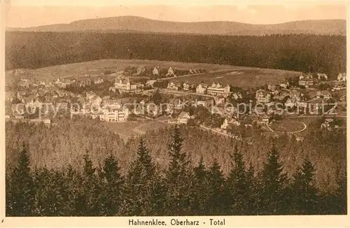 AK / Ansichtskarte Hahnenklee Bockswiese Harz Panorama Kat. Goslar