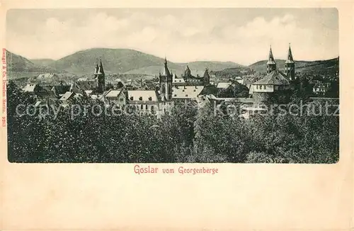 AK / Ansichtskarte Goslar Blick vom Georgenberge Kat. Goslar