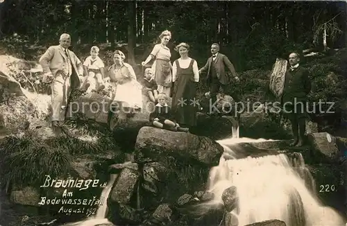 AK / Ansichtskarte Braunlage Am Bodewasserfall Kat. Braunlage Harz