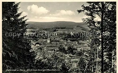 AK / Ansichtskarte Osterode Harz Blick vom Georgs Pavillon Kat. Osterode am Harz