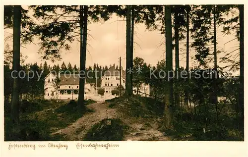 AK / Ansichtskarte Clausthal Zellerfeld Festenburg im Oberharz Eisenbahnerheim Kat. Clausthal Zellerfeld