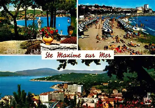 Sainte Maxime sur Mer Var La Baie La Plage Vue generale Kat. Sainte Maxime