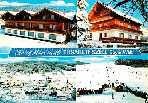 Elisabethszell Hotel Mariandl Winter Kat. Haibach
