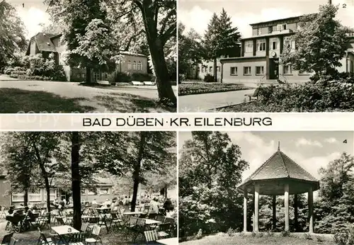 AK / Ansichtskarte Bad Dueben Kurhaus Eisenmoorbad Kulturhaus Kurpark Kat. Bad Dueben