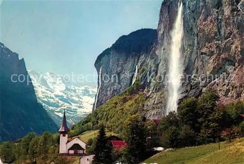 AK / Ansichtskarte Lauterbrunnen BE Staubbach Kat. Lauterbrunnen