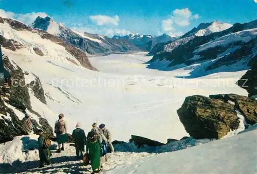 Jungfraujoch Aletschgletscher Kat. Jungfrau