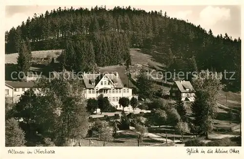 Altenau Harz Blick in die kleine Oker Kat. Altenau