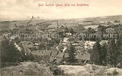 Bad Sachsa Harz Blick vom Pfaffenberg Kat. Bad Sachsa