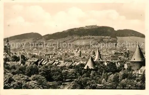 Goslar Blick vom Petersberg Kat. Goslar
