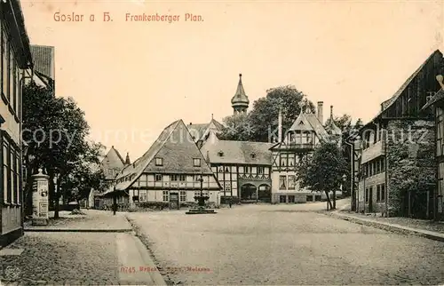 Goslar Frankenberger Plan Kat. Goslar