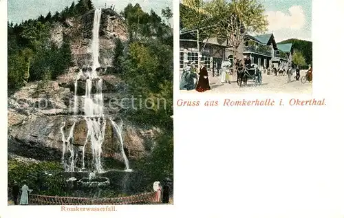 Okertal Romkerwasserfall Romkerhalle Kat. Goslar