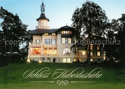 AK / Ansichtskarte Storkow Mark Hotel Schloss Hubertushoehe  Kat. Storkow Mark