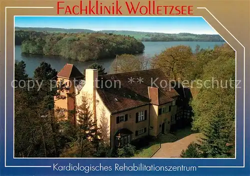 AK / Ansichtskarte Wolletz Fachklinik Wolletzsee  Kat. Angermuende