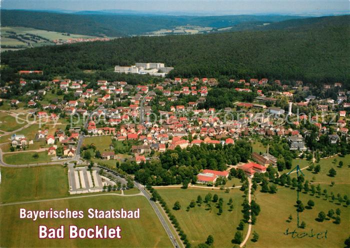 AK / Ansichtskarte Bad Bocklet Fliegeraufnahme Kat. Bad Bocklet Nr