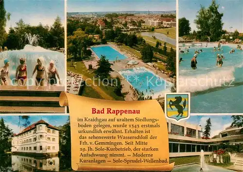 AK / Ansichtskarte Bad Rappenau Wasserschloss Freibad  Kat. Bad Rappenau