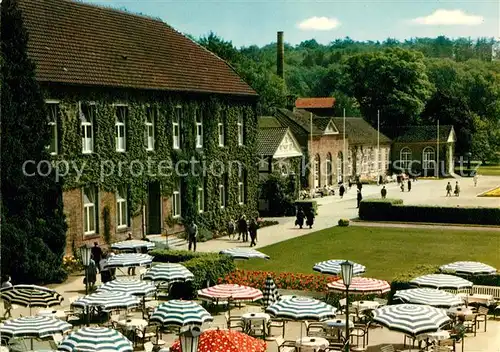 AK / Ansichtskarte Bad Driburg Kurpark Kurcafe Wandelhalle Kat. Bad Driburg