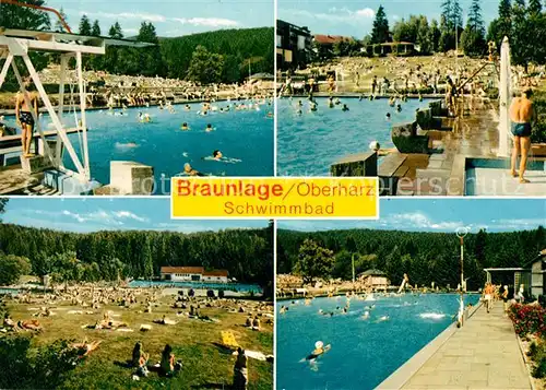 AK / Ansichtskarte Braunlage Schwimmbad  Kat. Braunlage Harz