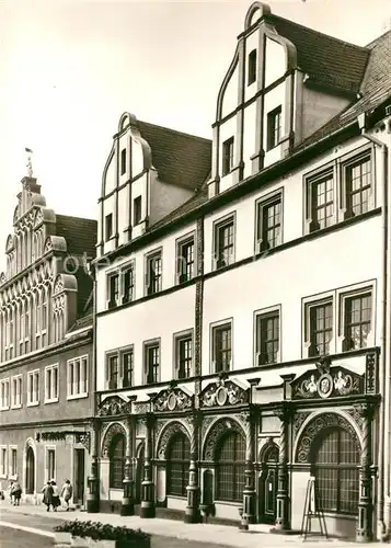 AK / Ansichtskarte Weimar Lahn Cranachhaus 16. Jhdt. Stadthaus am Markt Historische Gebaeude Kat. Weimar (Lahn)