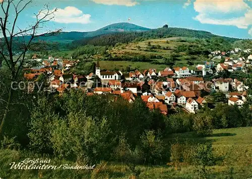 AK / Ansichtskarte Wieslautern Pfalz Panorama Dahner Burgen  und Felsenland Kat. Bundenthal