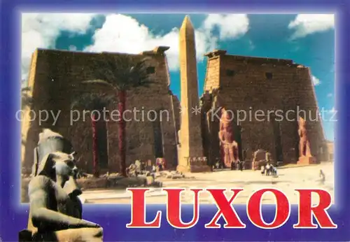 AK / Ansichtskarte Luxor Louqsor The Wonders of Egypt Kat. Luxor