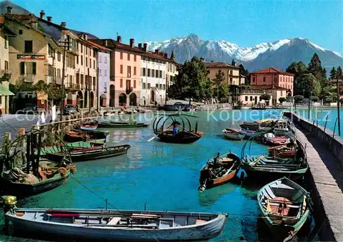 AK / Ansichtskarte Lago di Como Oberer See Hafen Kat. Italien