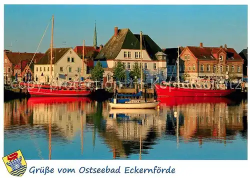 AK / Ansichtskarte Eckernfoerde Hafen Kat. Eckernfoerde