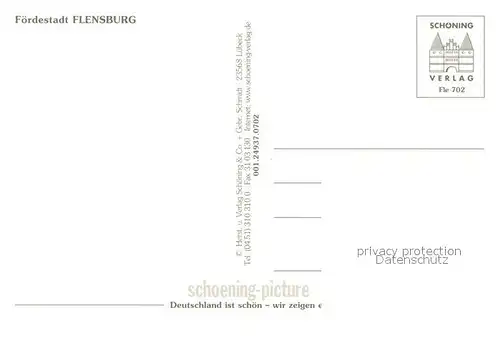 AK / Ansichtskarte Flensburg Fliegeraufnahme Kat. Flensburg