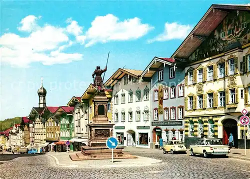 AK / Ansichtskarte Toelz Bad Marktstrasse Winzerer Denkmal Kat. Bad Toelz