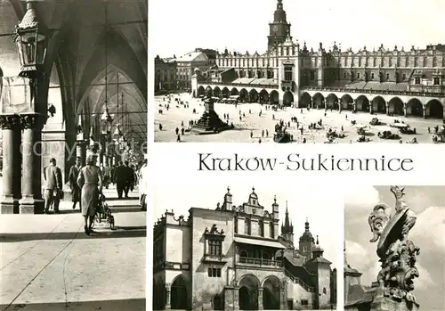 AK / Ansichtskarte Krakow Krakau Rathaus Arkaden