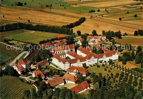 AK / Ansichtskarte Salem Baden Fliegeraufnahme Schloss Schule Kat. Salem