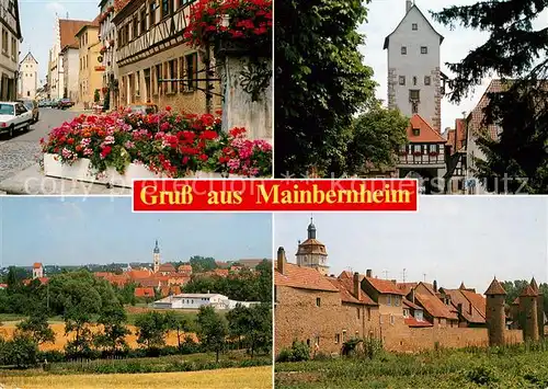 AK / Ansichtskarte Mainbernheim Stadtmauer Stadtturm Kat. Mainbernheim