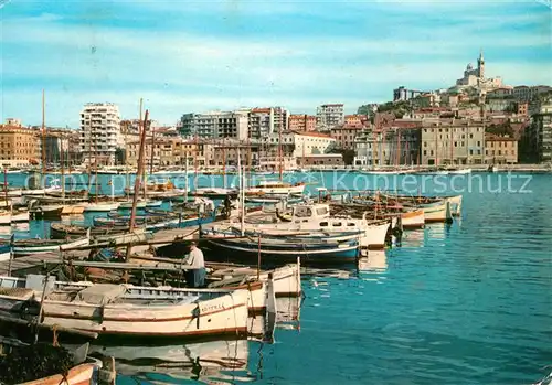 AK / Ansichtskarte Marseille Bouches du Rhone Hafen Dom