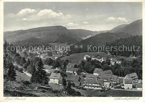 AK / Ansichtskarte Bad Grund Schoenhofsblick Kat. Bad Grund (Harz)