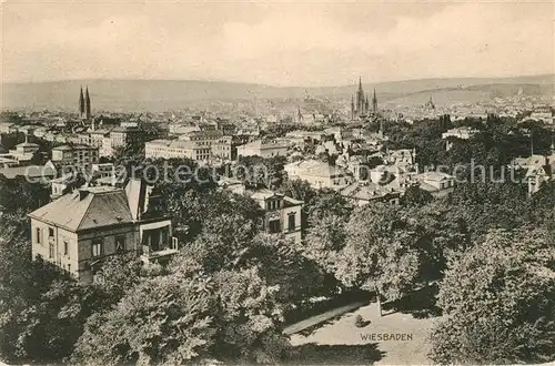 AK / Ansichtskarte Wiesbaden Panorama Kat. Wiesbaden