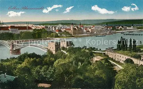 AK / Ansichtskarte Coblenz Koblenz Rheinansicht Kat. Koblenz Rhein
