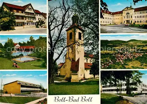 AK / Ansichtskarte Bad Boll Freibad Kirche  Kat. Boll