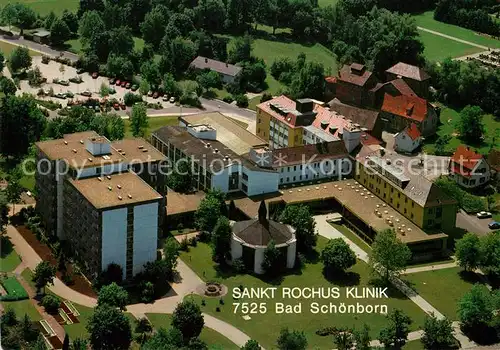 AK / Ansichtskarte Bad Schoenborn Sankt Rochus Klinik Fliegeraufnahme Kat. Bad Schoenborn