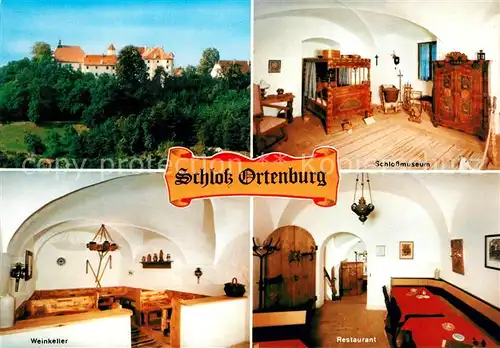 AK / Ansichtskarte Ortenburg Schloss Ortenburg Weinkeller Restaurant  Kat. Ortenburg