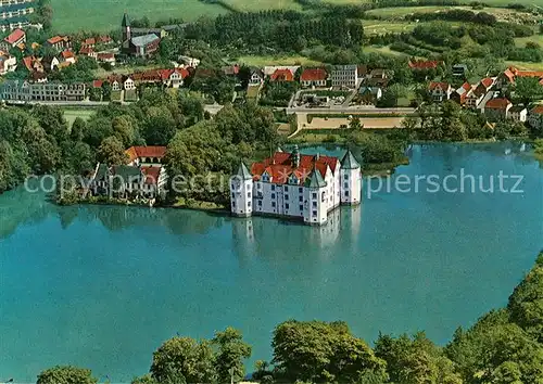 AK / Ansichtskarte Gluecksburg Ostseebad Schloss Fliegeraufnahme Kat. Gluecksburg (Ostsee)