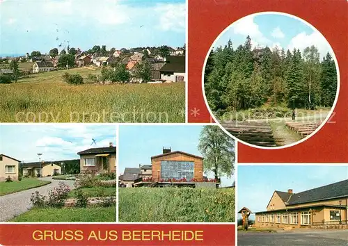 AK / Ansichtskarte Beerheide Freilichtbuehne Roethelstein Bungalowsiedlung Kulturhaus Kat. Falkenstein Vogtland