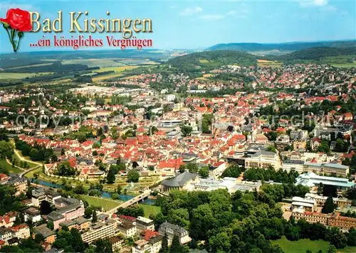 AK / Ansichtskarte Bad Kissingen Fliegeraufnahme Kat. Bad Kissingen