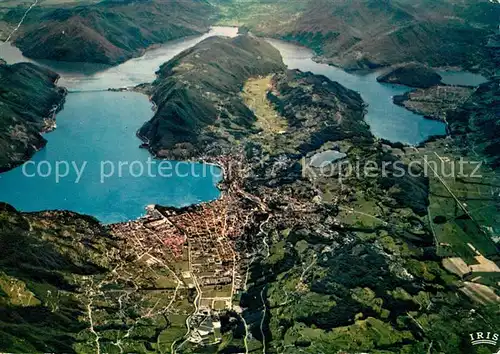 AK / Ansichtskarte Lago di Lugano Fliegeraufnahme Kat. Italien