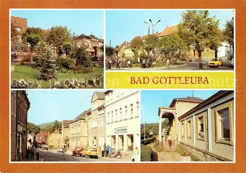 AK / Ansichtskarte Bad Gottleuba Berggiesshuebel Markt Ernst Thaelmann Strasse Kurbad Kat. Bad Gottleuba Berggiesshuebel