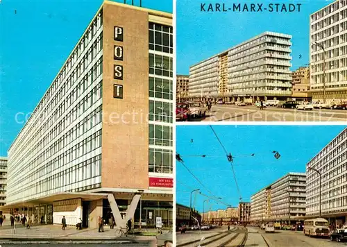 AK / Ansichtskarte Karl Marx Stadt Post Strasse der Nationen  Kat. Chemnitz