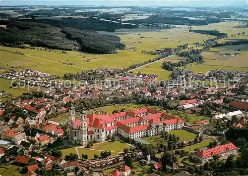 AK / Ansichtskarte Ottobeuren Fliegeraufnahme Basilika  Kat. Ottobeuren