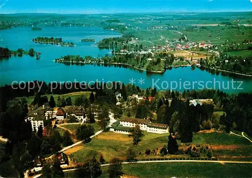 AK / Ansichtskarte Murnau Staffelsee Fliegeraufnahme Jugendkurheim Hochried